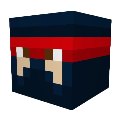 Hackattack98 Minecraft avatar head, 3D render