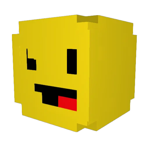 Hackeddart99 Minecraft avatar head, 3D render