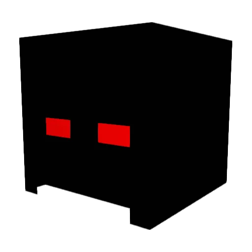 HackerZackall Minecraft avatar head, 3D render