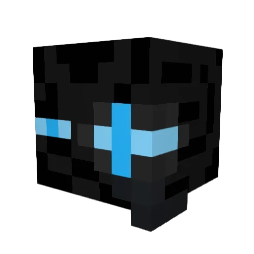 Hacker_Securer Minecraft avatar head, 3D render