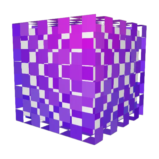 Hackingman Minecraft avatar head, 3D render