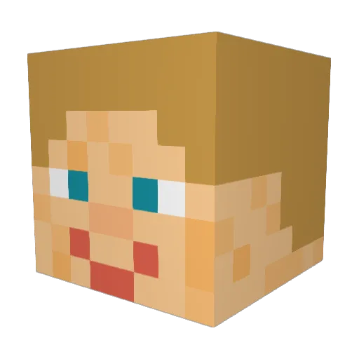 HadZolan Minecraft avatar head, 3D render