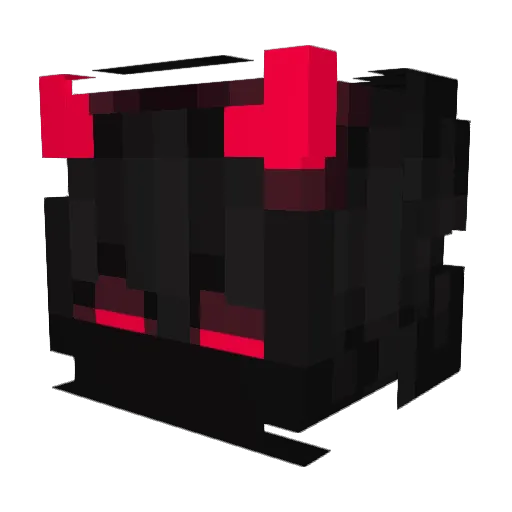 Haden0645 Minecraft avatar head, 3D render