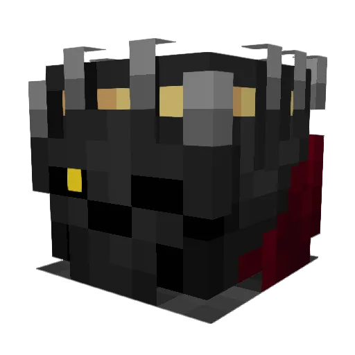 HadeonTR Minecraft avatar head, 3D render