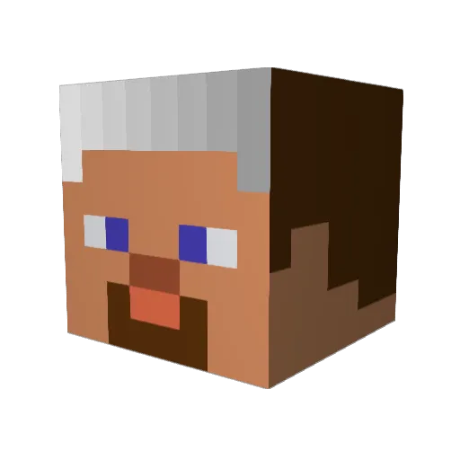Hades2611 Minecraft avatar head, 3D render