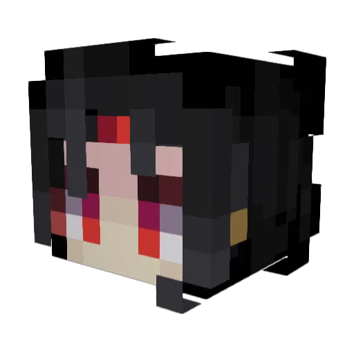 Hades3799 Minecraft avatar head, 3D render