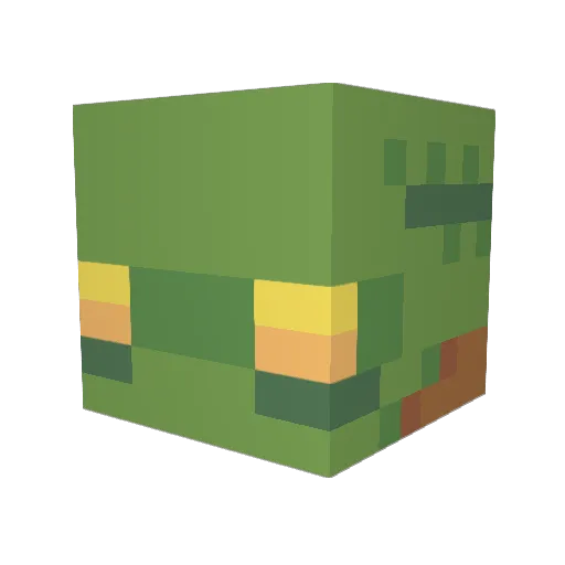 Hades4425 Minecraft avatar head, 3D render