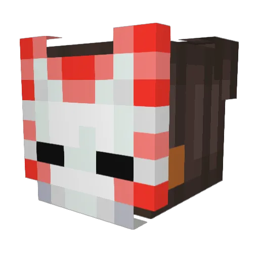 HadesEqualist Minecraft avatar head, 3D render