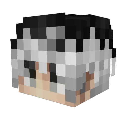 HadesMNCH Minecraft avatar head, 3D render
