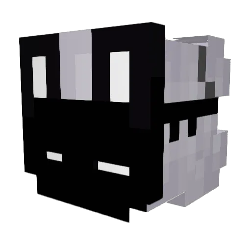HadessQL666 Minecraft avatar head, 3D render