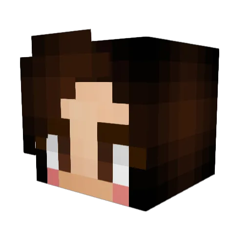 Hadez101 Minecraft avatar head, 3D render
