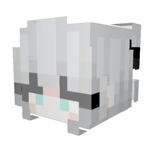 Hadi_29 Minecraft avatar head, 3D render