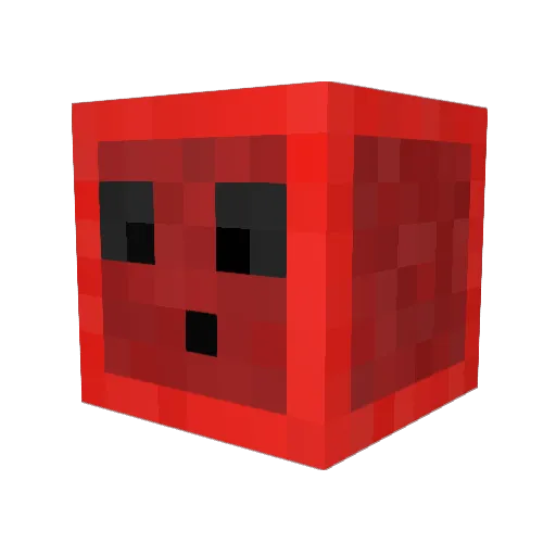 Hado6 Minecraft avatar head, 3D render