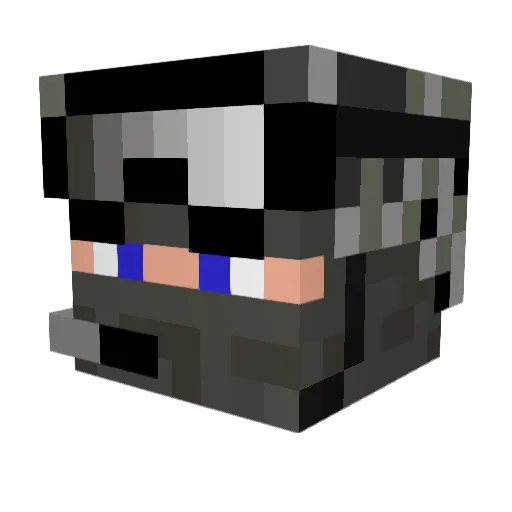 Hadriano212 Minecraft avatar head, 3D render