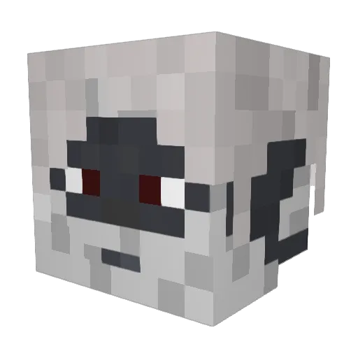 HadriosCS Minecraft avatar head, 3D render
