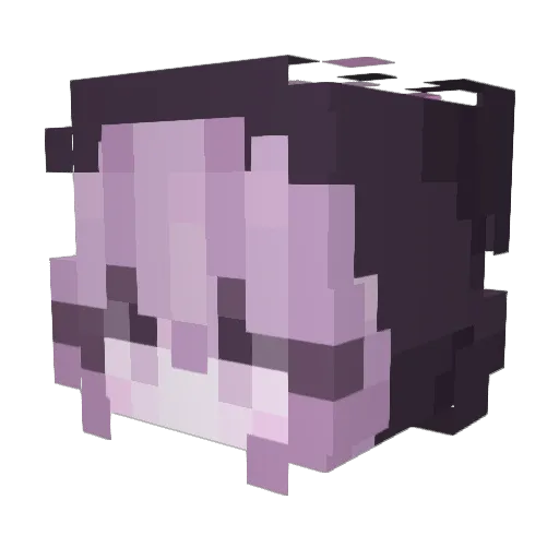 HaeDoong_E Minecraft avatar head, 3D render