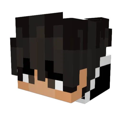 Haeden_ Minecraft avatar head, 3D render