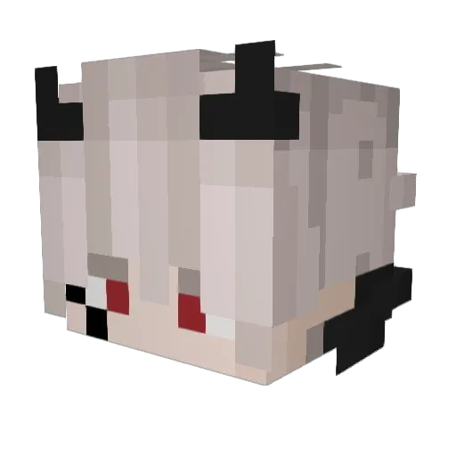 Haeel Minecraft avatar head, 3D render