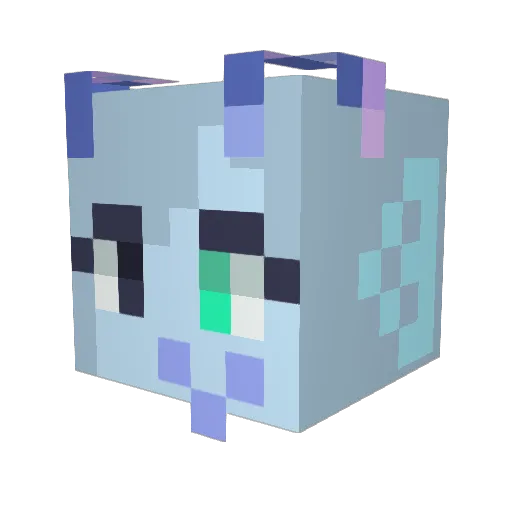 Haet_Ae Minecraft avatar head, 3D render