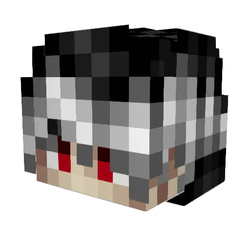 Hafezberg Minecraft avatar head, 3D render