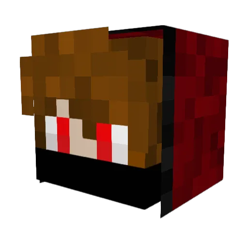 Hafezz Minecraft avatar head, 3D render