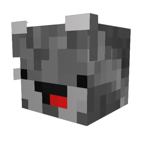 HaffiZZ Minecraft avatar head, 3D render