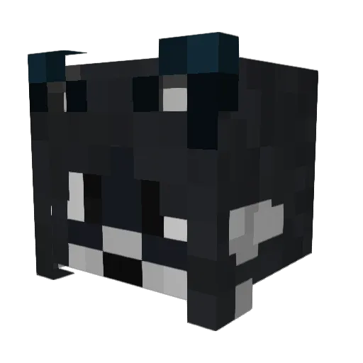 Haffy64 Minecraft avatar head, 3D render