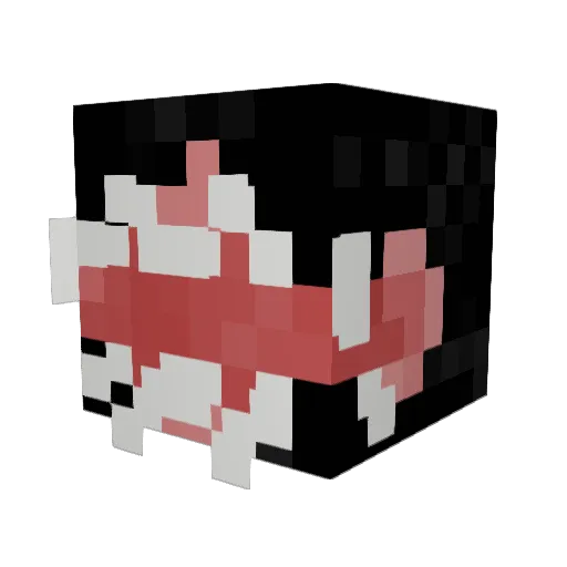 HagOBones Minecraft avatar head, 3D render