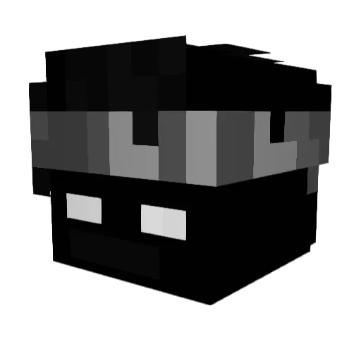 Hagehary Minecraft avatar head, 3D render
