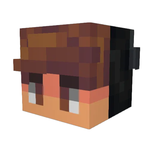 Haggan0 Minecraft avatar head, 3D render