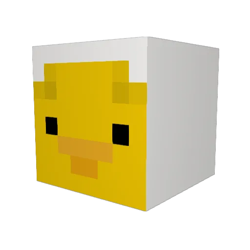Haggs123 Minecraft avatar head, 3D render