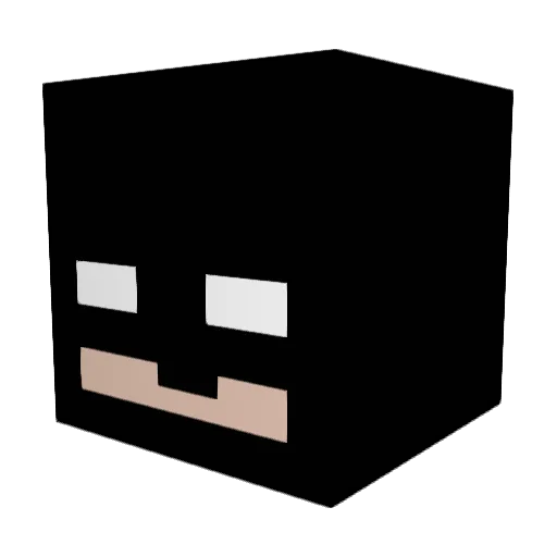 Haglaz Minecraft avatar head, 3D render