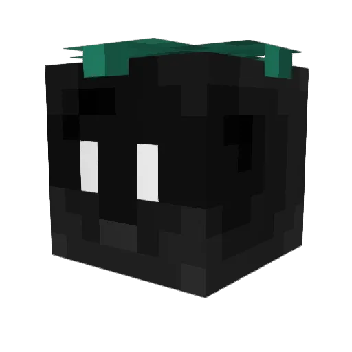 Haglofs Minecraft avatar head, 3D render
