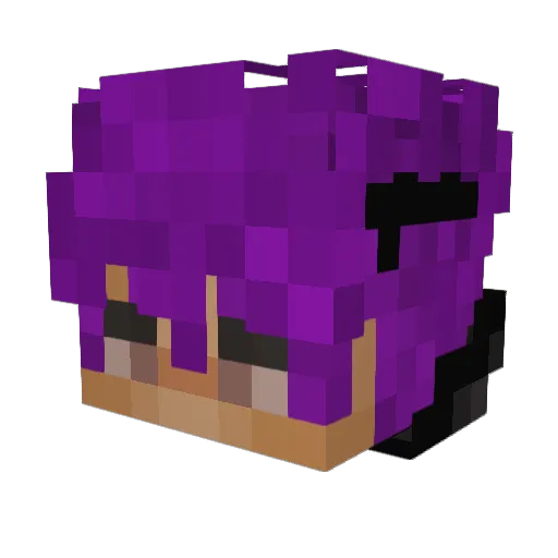 HaiGamer Minecraft avatar head, 3D render