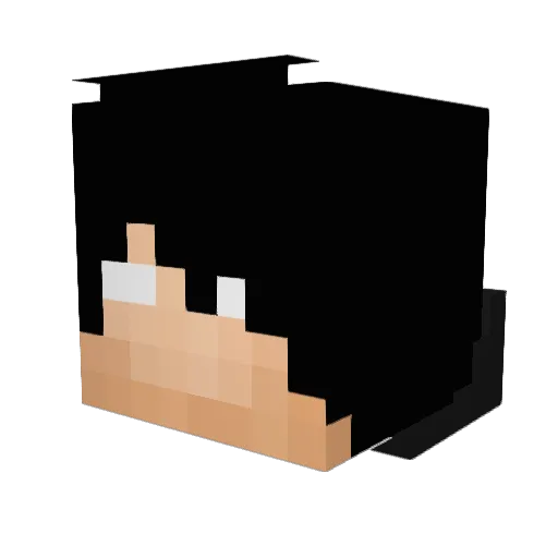 HaiJayDesu Minecraft avatar head, 3D render
