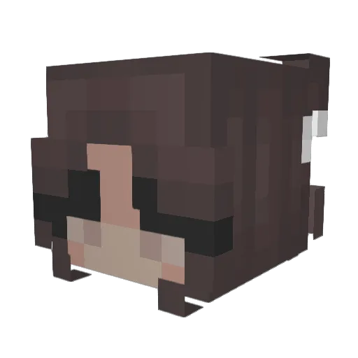 HaiMagdabread Minecraft avatar head, 3D render