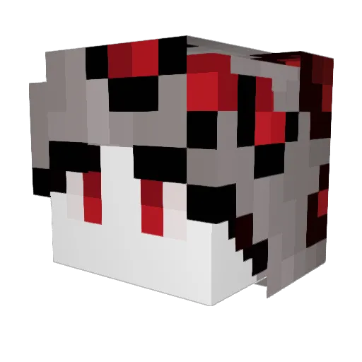 Haiden39 Minecraft avatar head, 3D render