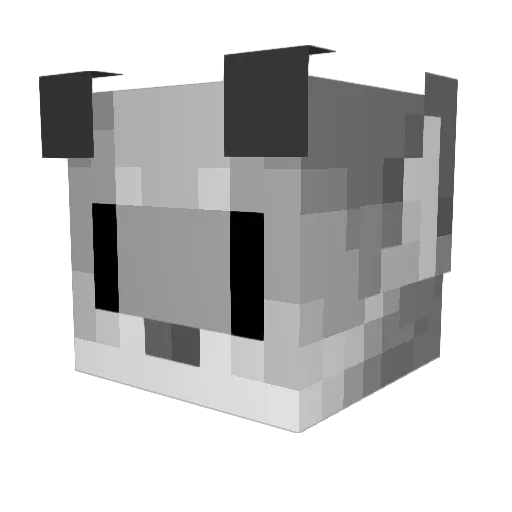 Haidi_ Minecraft avatar head, 3D render