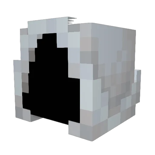 Haiell Minecraft avatar head, 3D render