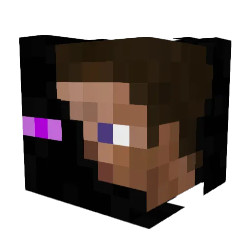 HaighyBoy Minecraft avatar head, 3D render