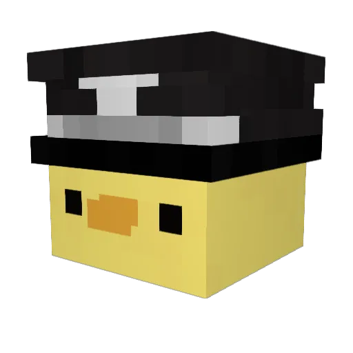 Haikun_ Minecraft avatar head, 3D render