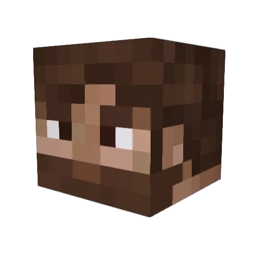 HailTrixee Minecraft avatar head, 3D render