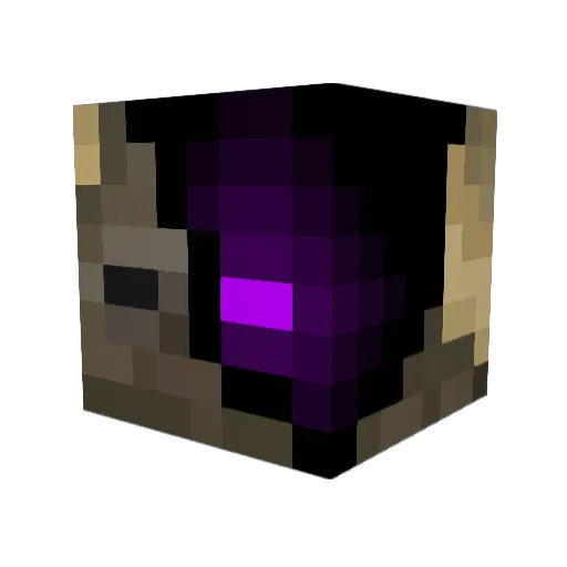 HailVortex Minecraft avatar head, 3D render