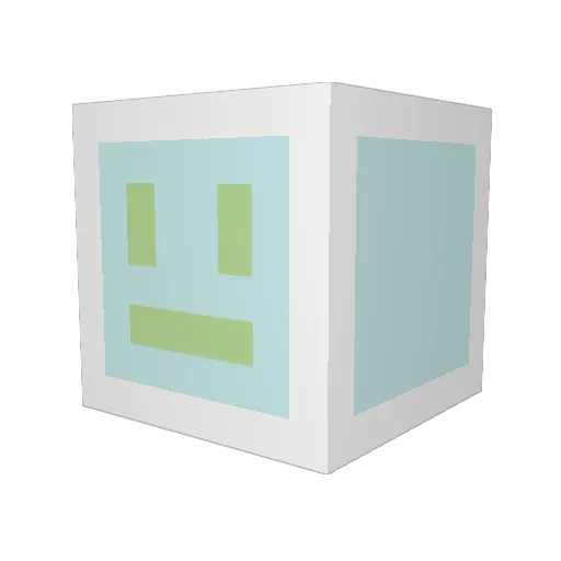 Hailcrop Minecraft avatar head, 3D render