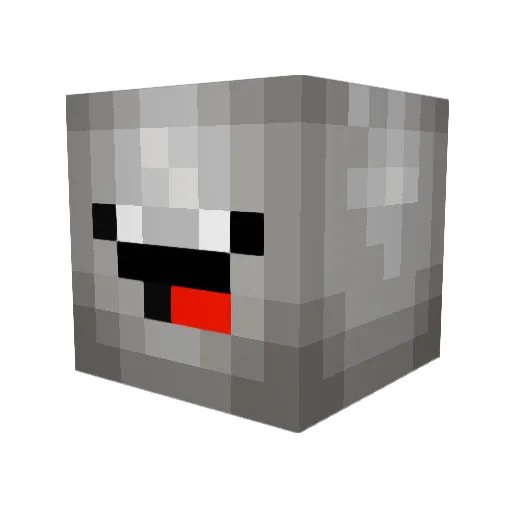 Hailedha Minecraft avatar head, 3D render