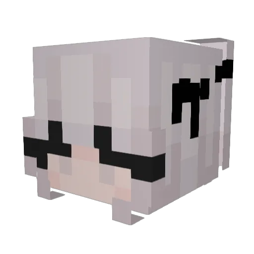 Hailee15 Minecraft avatar head, 3D render