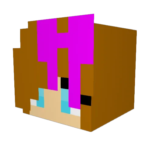 HaileeBHD Minecraft avatar head, 3D render