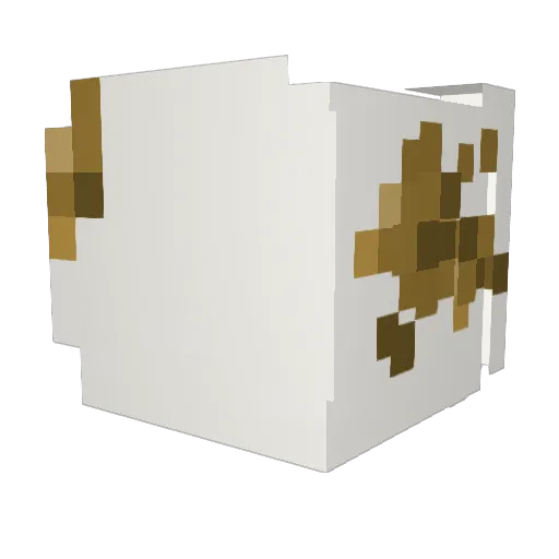 Hailey_3 Minecraft avatar head, 3D render