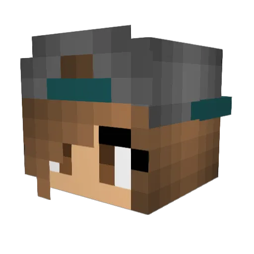 Haileyd123 Minecraft avatar head, 3D render