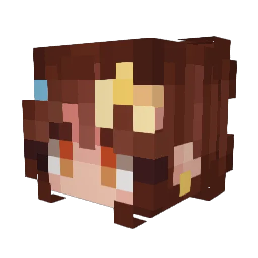 Haileyisnormal__ Minecraft avatar head, 3D render